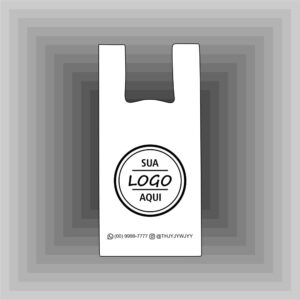 sacola alça camiseta personalizada